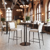 Freesia White Counter Stool (Set of 2) by Zuomod at Eve Furniture