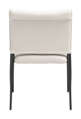 Freesia White Dining Chair (Set of 2) by Zuomod at Eve Furniture