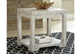 Fregine Whitewash End Table by Ashley at Eve Furniture