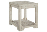 Fregine Whitewash End Table by Ashley at Eve Furniture