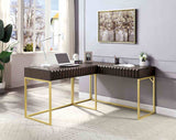 Freiburg Walnut Desk by Furniture of America at Eve Furniture