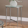 Freja Silver End Table by Furniture of America at Eve Furniture