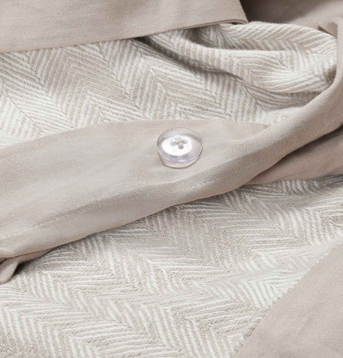 French Herringbone Natural Duvet Collection by Classic Home at Eve Furniture