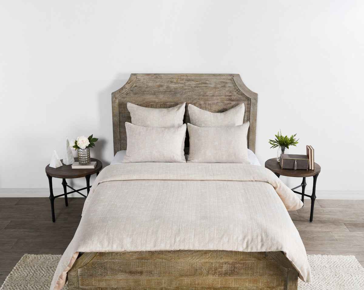 French Herringbone Natural Duvet Collection by Classic Home at Eve Furniture
