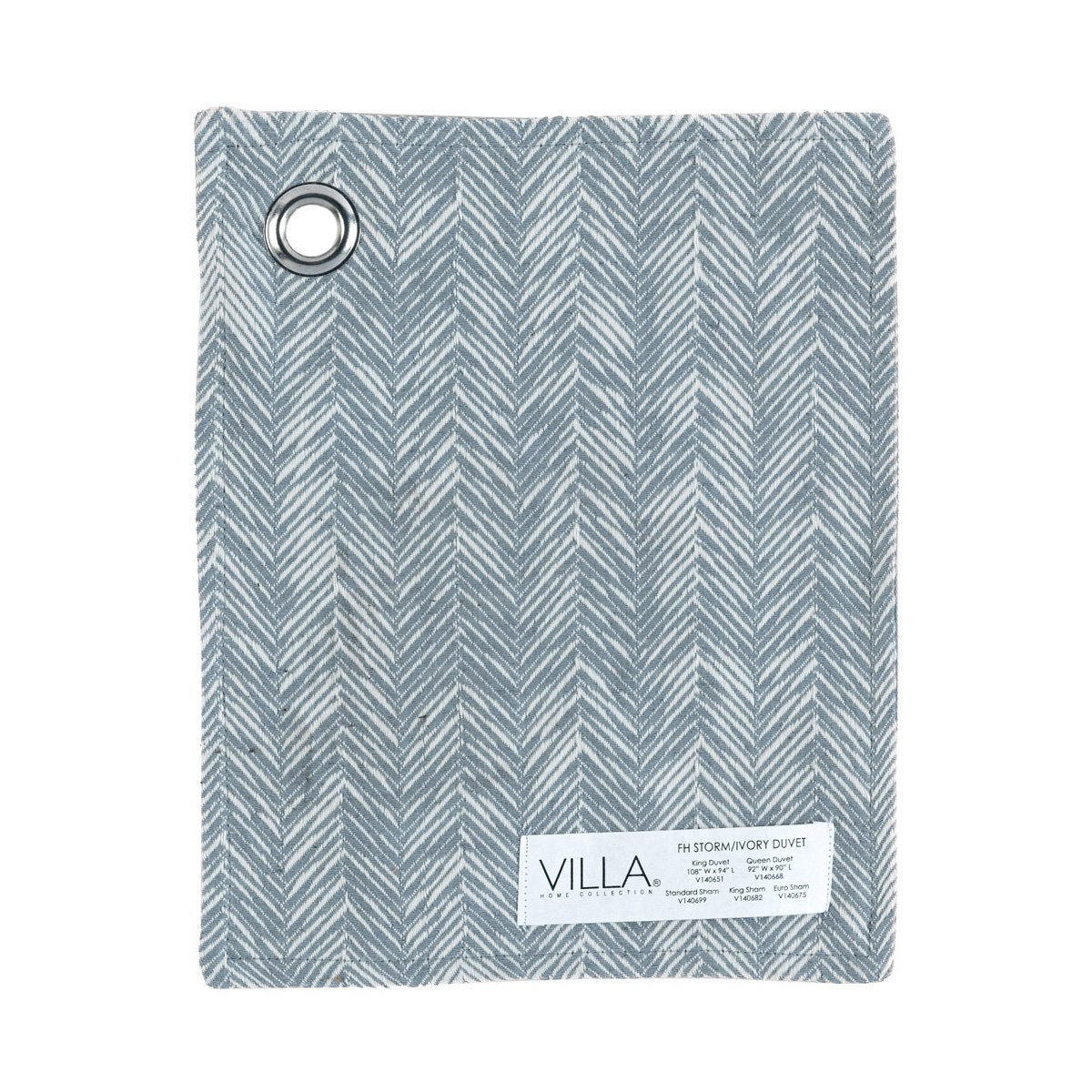 French Herringbone Storm Duvet Collection by Classic Home at Eve Furniture