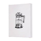 French Press by Mercana Studio a Hand Embellished Textured Canvas by Mercana at Eve Furniture