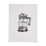 French Press by Mercana Studio a Hand Embellished Textured Canvas by Mercana at Eve Furniture