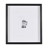 French Press by Simeng a Framed Art Print Matted under Glass by Mercana at Eve Furniture