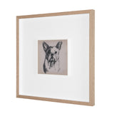 Frenchton by Mercana Studio Hand-Embellished Framed Artwork Matted under Glass by Mercana at Eve Furniture