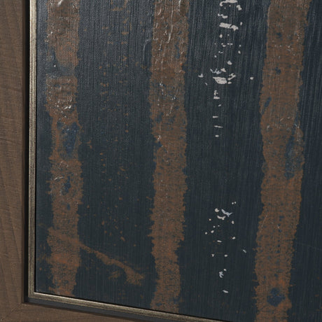 Frequency by Mercana Studio a Hand Embellished Textured Framed Canvas by Mercana at Eve Furniture