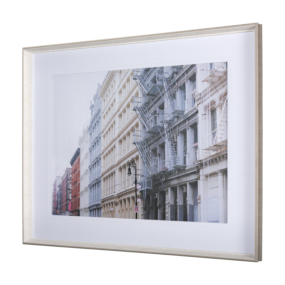 Fresh Facade - Hand Embellished Textured Framed Photo Art Print Matted under Glass by Mercana at Eve Furniture