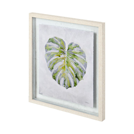 Fresh Unfolds I by Leah Rei a Hand Embellished Textured Framed Art Print Matted under Glass by Mercana at Eve Furniture