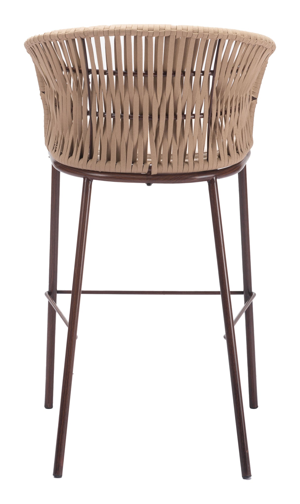 Freycinet Natural Outdoor Barstool (Set of 2) by Zuomod at Eve Furniture