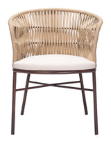 Freycinet Natural Outdoor Dining Chair (Set of 2) by Zuomod at Eve Furniture