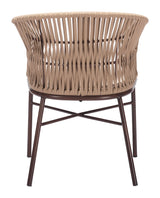 Freycinet Natural Outdoor Dining Chair (Set of 2) by Zuomod at Eve Furniture