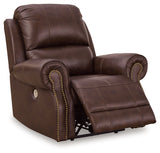 Freyeburg Walnut Power Recliner