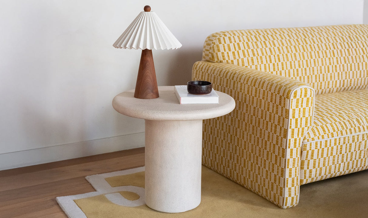 Frida Outdoor Side Table Cream by Moe's Home at Eve Furniture