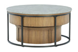 Fridley Gray/Brown/Black Nesting Coffee Table by Ashley at Eve Furniture