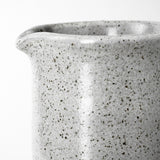 Frieda Large Freckled Gray Ceramic Jug by Mercana at Eve Furniture