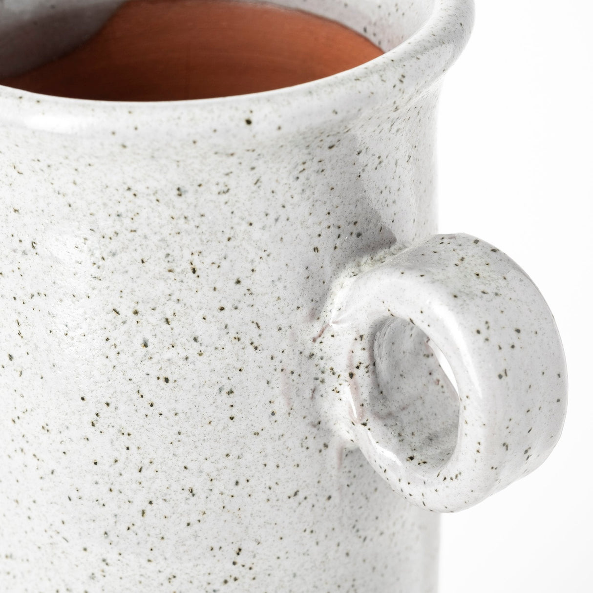 Frieda Small Freckled Gray Ceramic Jug by Mercana at Eve Furniture