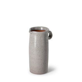 Frieda Small Freckled Gray Ceramic Jug by Mercana at Eve Furniture