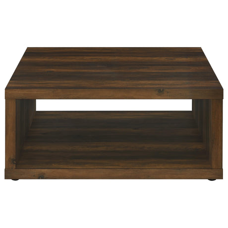 Frisco Dark Pine 2-Piece Coffee and End Table Set by Coaster at Eve Furniture