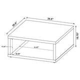 Frisco Dark Pine 3-Piece Coffee and End Table Set by Coaster at Eve Furniture