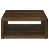 Frisco Dark Pine 3-Piece Coffee and End Table Set by Coaster at Eve Furniture