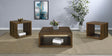 Frisco Dark Pine 3-Piece Coffee and End Table Set by Coaster at Eve Furniture