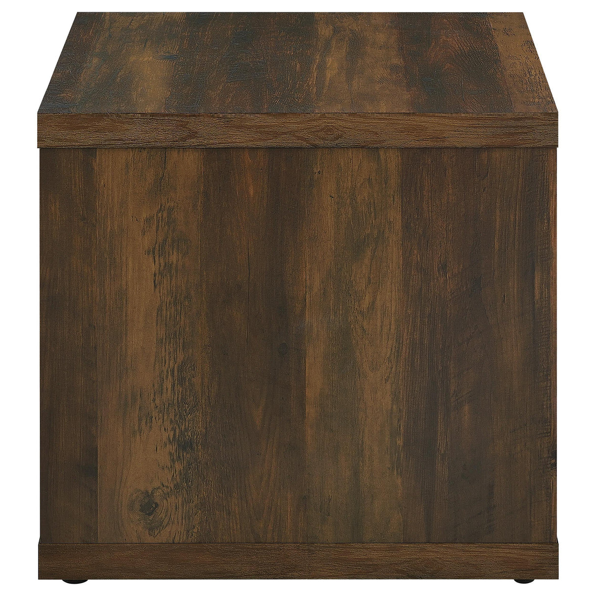 Frisco Dark Pine Square Engineered Wood Side End Table by Coaster at Eve Furniture