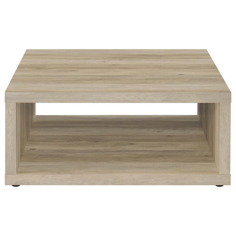 Frisco Distressed Pine 2-Piece Coffee and End Table Set by Coaster at Eve Furniture