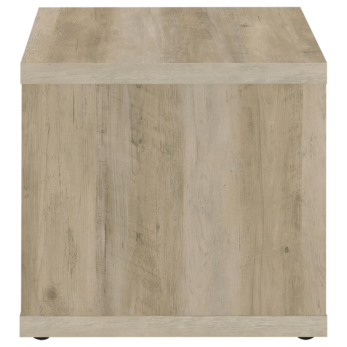 Frisco Distressed Pine Square Engineered Wood Side End Table by Coaster at Eve Furniture