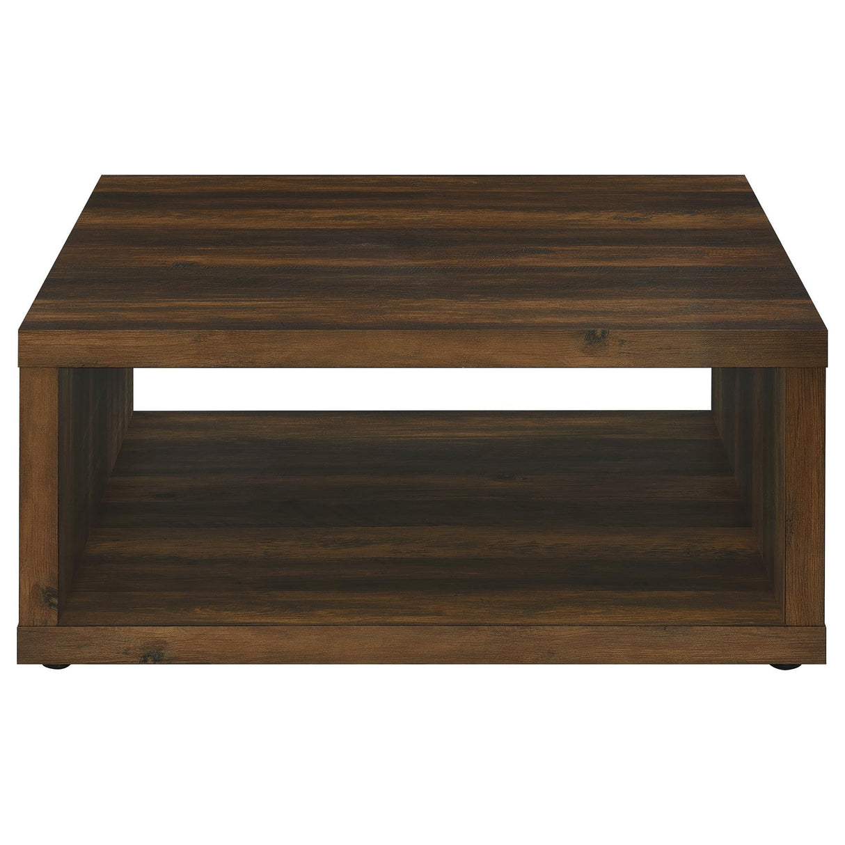 Frisco Square Engineered Wood Coffee Table Dark Pine by Coaster at Eve Furniture