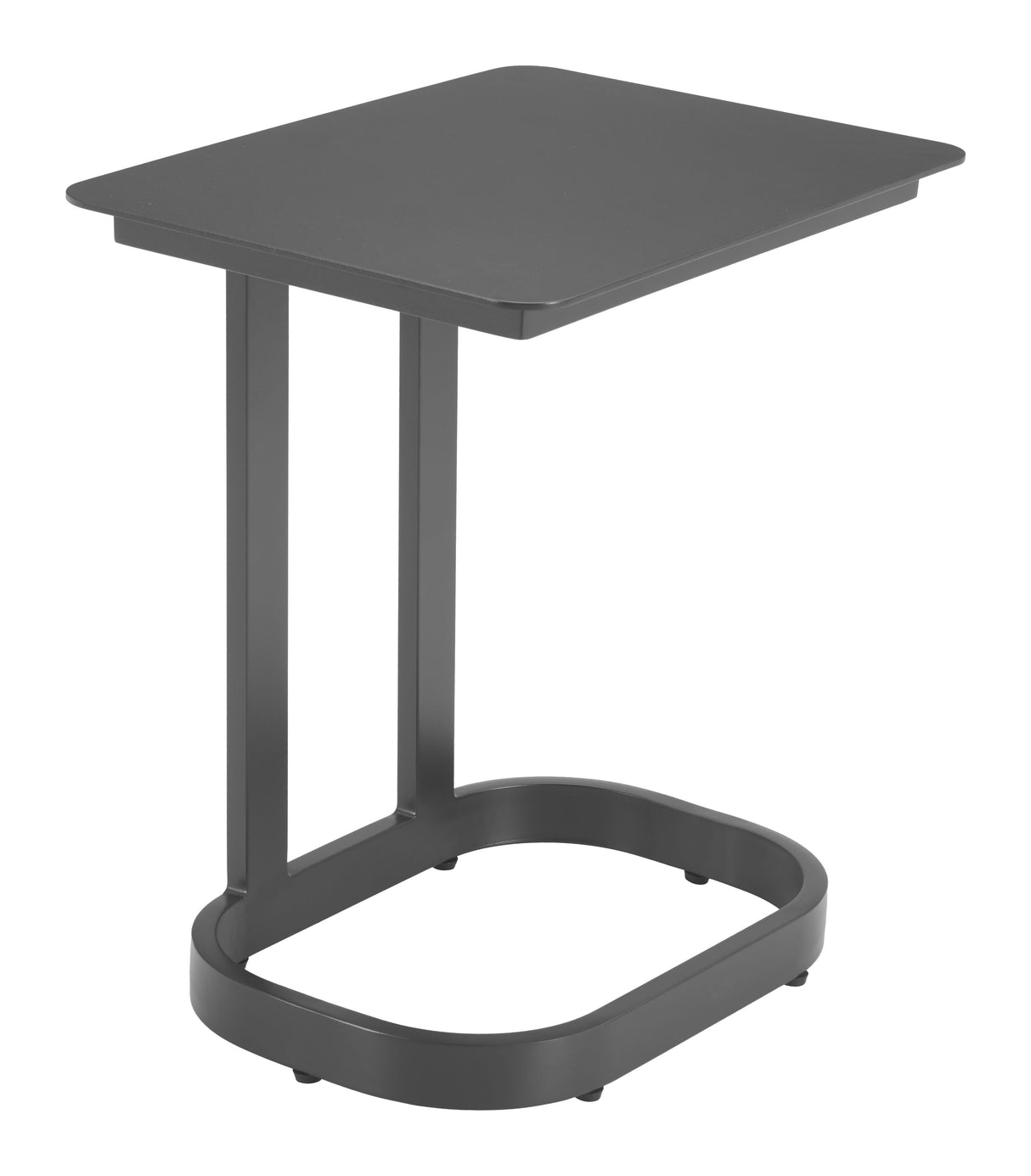 Friss Black Outdoor End Table by Zuomod at Eve Furniture