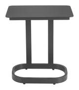 Friss Black Outdoor End Table by Zuomod at Eve Furniture