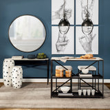 Frodo 29.75H Seat Height White Fabric Seat Black Metal Base Stool by Mercana at Eve Furniture