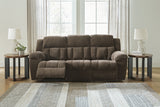 Frohn Chocolate Reclining Sofa