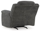 Frohn Graphite Recliner by Ashley at Eve Furniture