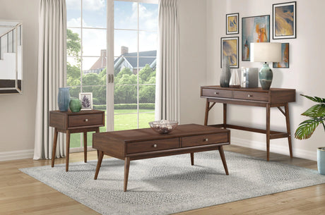 Frolic Brown Coffee Table by Homelegance at Eve Furniture