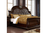 Fromberg Brown Cherry Queen Bed by Furniture of America at Eve Furniture