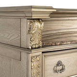 Fromberg Gold Champagne Chest w/Marble Insert by Furniture of America at Eve Furniture