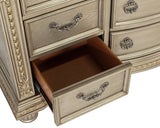 Fromberg Gold Champagne Dresser w/ Marble Top by Furniture of America at Eve Furniture