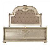 Fromberg Gold Champagne Queen Bed by Furniture of America at Eve Furniture