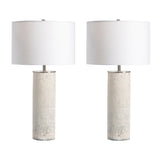 Frost White Table Lamp (Set of 2) by Crestview at Eve Furniture