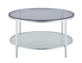 Frostine Round Cocktail Table by Steve Silver at Eve Furniture