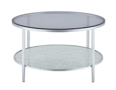Frostine Round Cocktail Table by Steve Silver at Eve Furniture