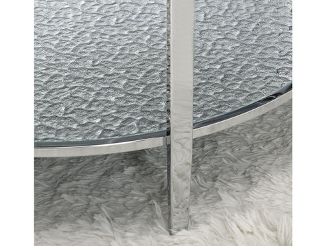 Frostine Round Cocktail Table by Steve Silver at Eve Furniture
