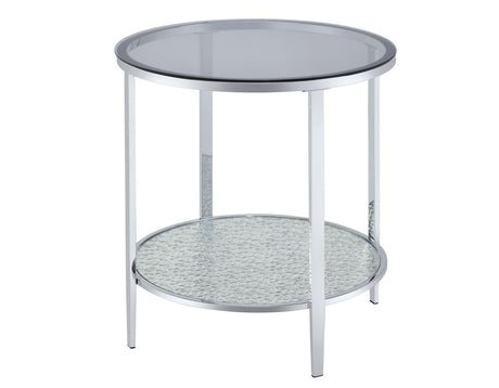 Frostine Round End Table by Steve Silver at Eve Furniture
