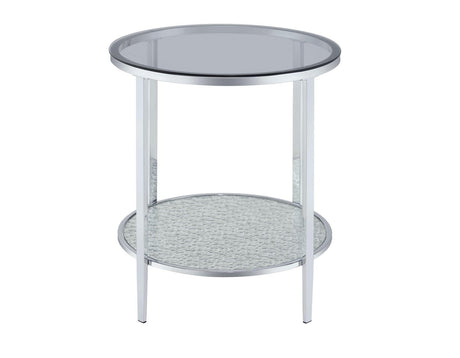 Frostine Round End Table by Steve Silver at Eve Furniture