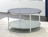 Frostine Round End Table by Steve Silver at Eve Furniture